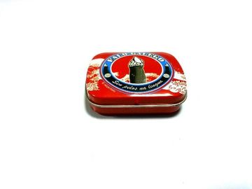 China O vermelho impresso Mints recipientes dos doces da lata fornecedor