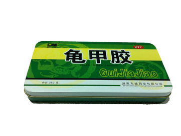 China Recipientes da lata do quadrado do folha-de-flandres da fábrica da lata para o empacotamento dos produtos dos cuidados médicos fornecedor