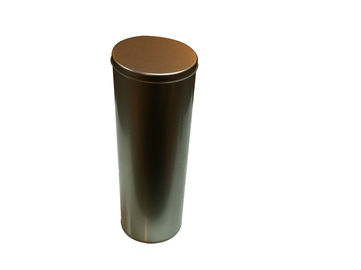 China Latas de lata relativas à promoção cilindróidas lisas, recipiente do folha-de-flandres de 0.25mm fornecedor