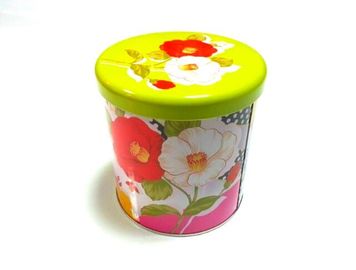 China Os recipientes coloridos da lata do chá dos desenhos animados cilindróides com nutrição da tampa podem fornecedor