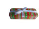 O presente vazio do Natal branco da fita estanha a impressão da caixa CYMK do metal na tampa/corpo fornecedor