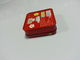 Forma vermelha do quadrado da caixa do recipiente da lata do metal de Hello Kitty para o empacotamento dos doces e de alimento fornecedor