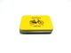 Latas de lata do metal amarelo mini para o telemóvel/bateria/mini presente fornecedor