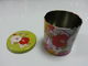 Os recipientes coloridos da lata do chá dos desenhos animados cilindróides com nutrição da tampa podem fornecedor