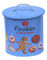 Recipientes da lata do produto comestível dos biscoitos/biscoitos de Jala com o punho na parte superior fornecedor