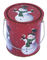 Recipiente da lata do feriado do Natal, produto comestível com punho do metal, Dia110xH130mm fornecedor