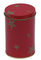 Cartuchos do chá da lata da cor vermelha, caixa redonda da lata do chá com Dia72 x 112hmm fornecedor