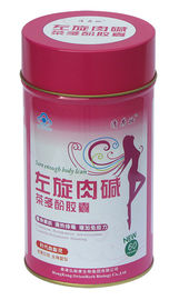China Recipientes redondos/cilindróides da lata do produto comestível para o armazenamento do chocolate/tabaco fornecedor