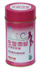 China Recipientes redondos/cilindróides da lata do produto comestível para o armazenamento do chocolate/tabaco empresa