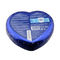 O metal dado forma coração da caixa da lata do chocolate de Baci pode com cor azul baixa fornecedor