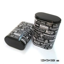 China Recipientes brancos e pretos do estilo novo da lata dos doces/recipientes pequenos ISO90001 da lata: 2008 fábrica