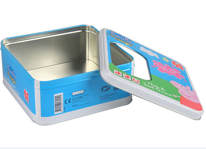 Impressão do quadrado CMYK da lata do produto comestível do cartucho da lata do alimento da janela do ANIMAL DE ESTIMAÇÃO